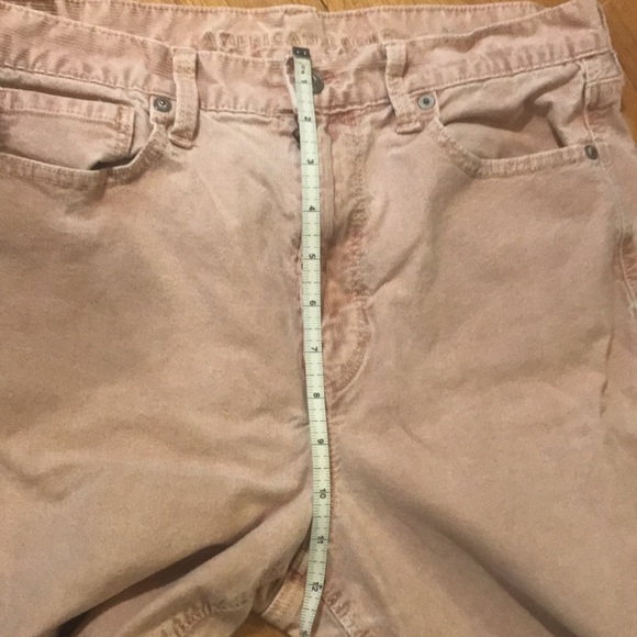 Light pink American eagle jeans size 10 washed to shrink size 6. - Picture 8 of 16